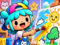 image bg Toca Coloring Book