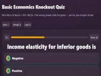 Basic Economics Multiple choice image